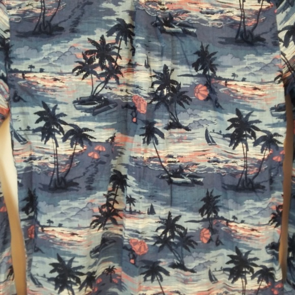 Beautiful J. Crew Popover Hawaiian Sunset Shirt - Picture 6 of 7